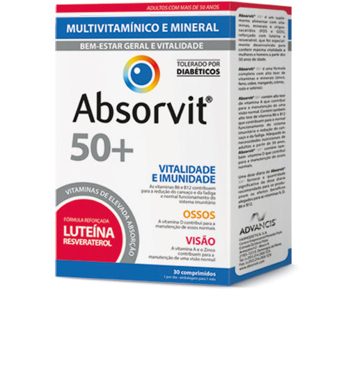 Absorvit 50+ Tablets (x30 units) - Healtsy
