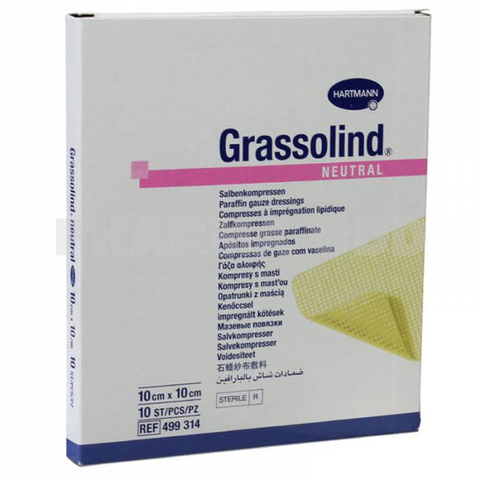 Grassolind Compress Ointment - 10x10cm (x10 units) - Healtsy