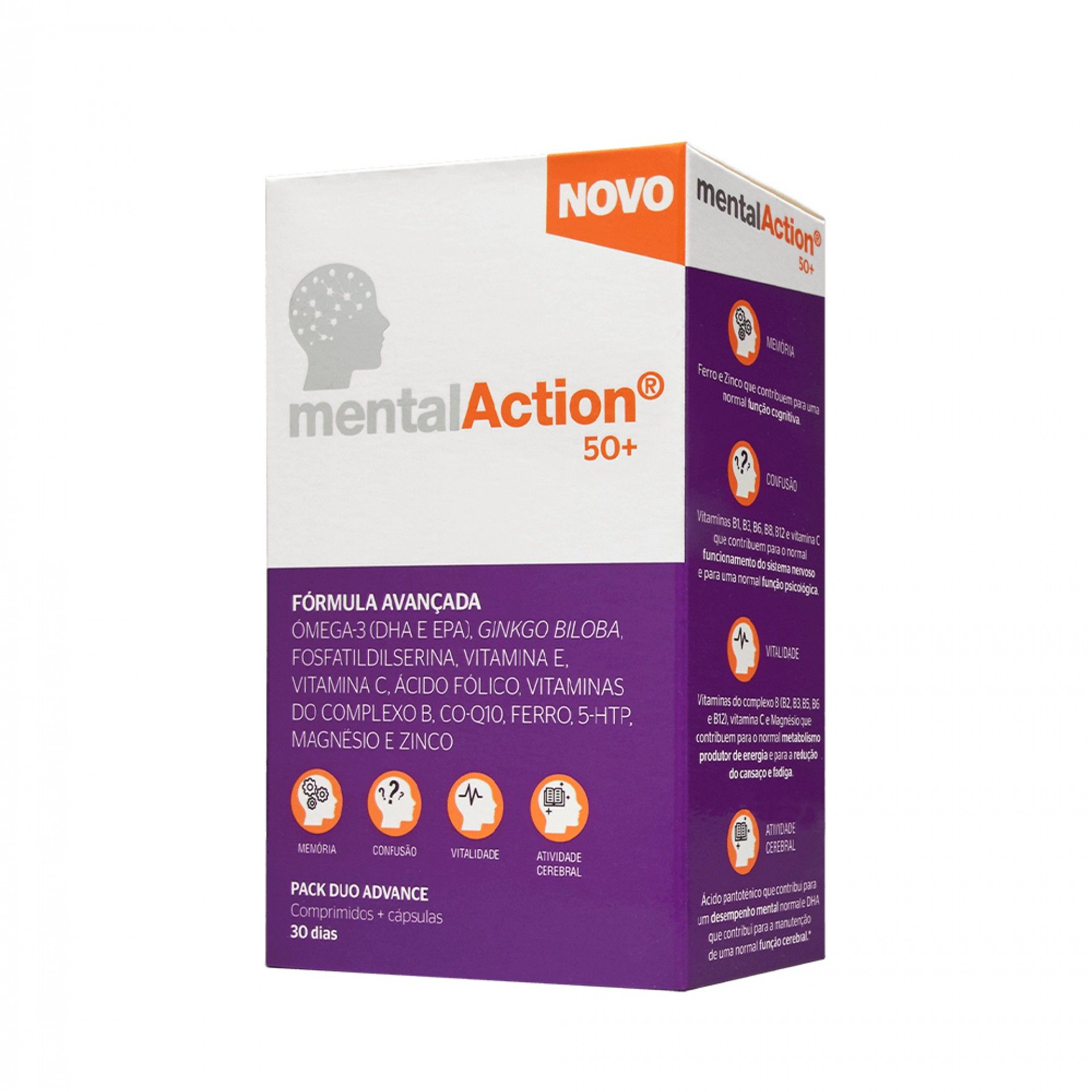 Mentalaction 50+ Pills (x30 units) + Capsules (x30 units) - Healtsy