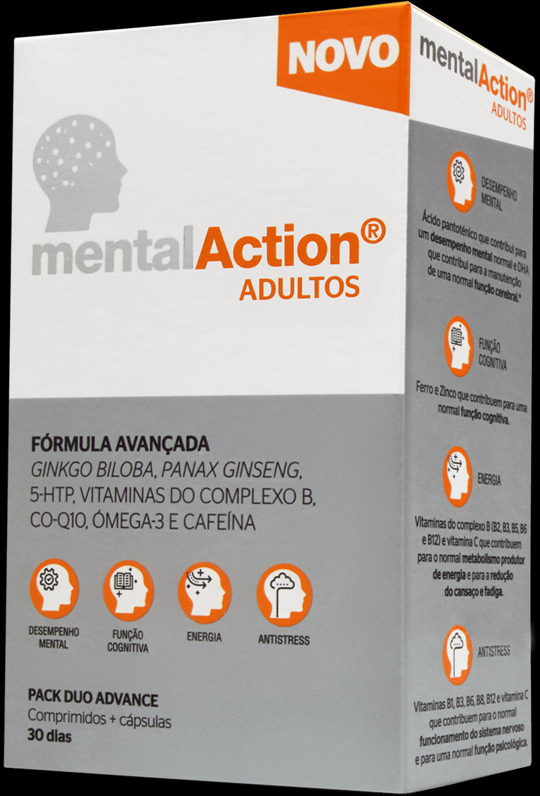 Mentalaction Adult Pills (x30 units) + Capsules (x30 units) - Healtsy