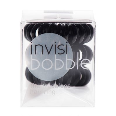 Invisibobble Elastic Black Hair (x3 units) - Healtsy
