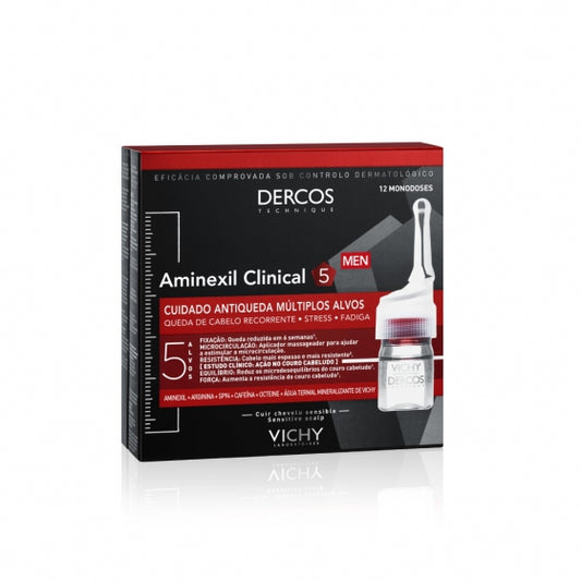 Dercos Technique Aminexil Clinical Man (x12 units) - Healtsy