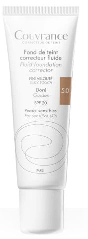 Avène Couvrance Fluid Base_ Gold - 30 ml - Healtsy