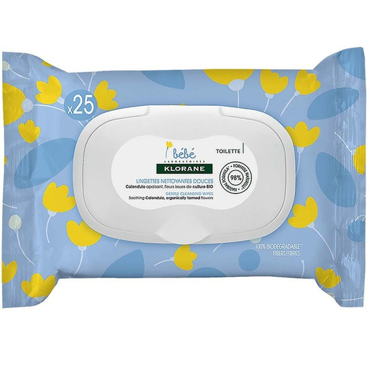 Klorane Baby Cleaning Wipes (x25 units) - Healtsy