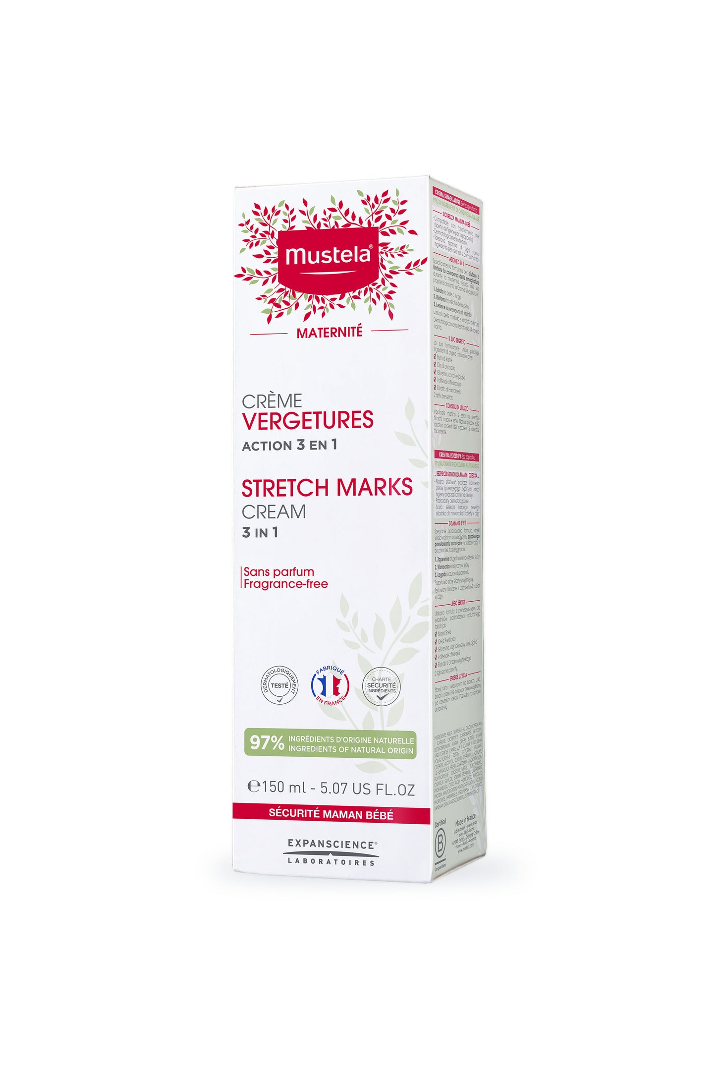 Mustela Maternity Cream Stretch Marks Without Perfume - 150ml - Healtsy