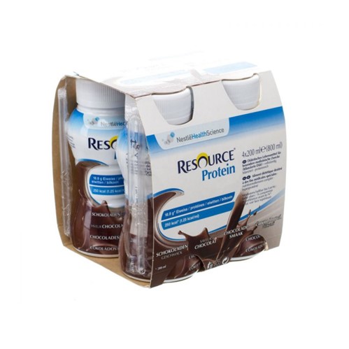 Resource Protein Oral Chocolate Solution - 200ml (x4 units) - Healtsy