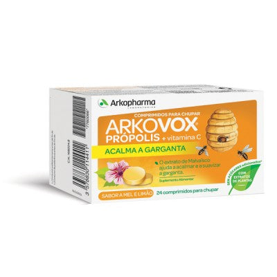 Arkovox Propolis + Vitamin C Honey / Lemon (x24 tablets) - Healtsy