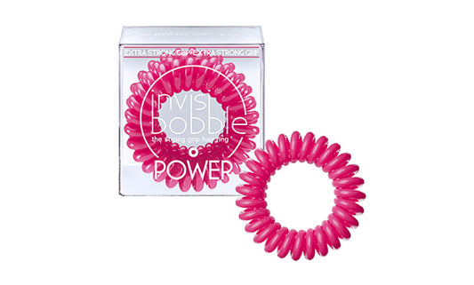Invisibobble Power Pink Hair Elastic (X3 pcs) - Healtsy