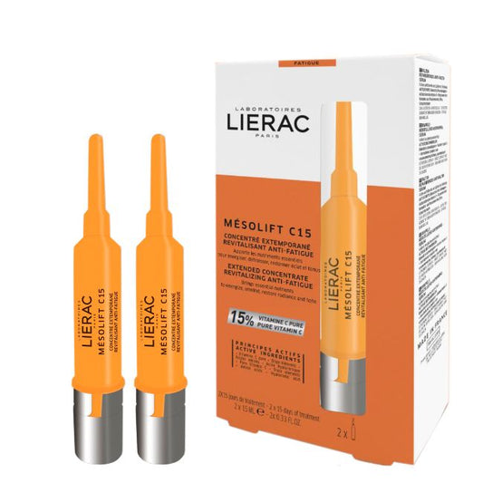 Lierac Mesolift C15 Ampoule Concentrate - 15ml (DUO) - Healtsy