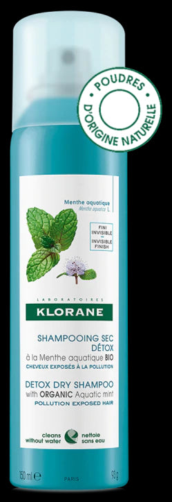 Klorane Capillary Shampoo Dry Detox Mint - 150ml - Healtsy