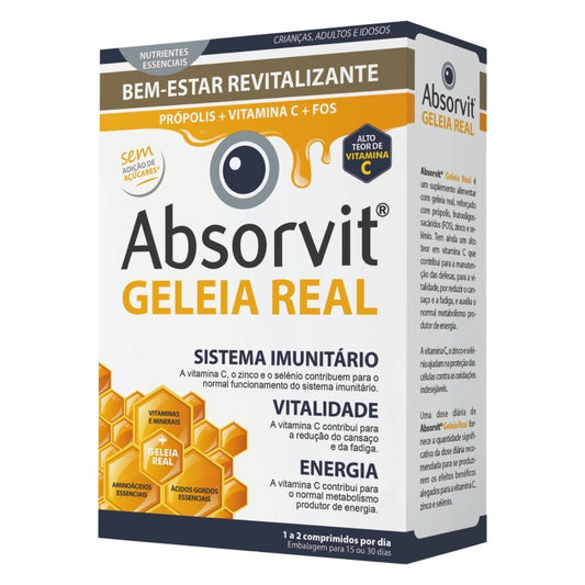 Absorvit Royal Jelly (x30 tablets) - Healtsy