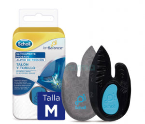 Scholl In Balance Insoles Heel/Ankle_Size. M (x2 units) - Healtsy