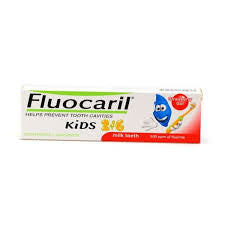 Fluocaril Kids Gel Toothpaste_ Strawberry_2/6 years - 50ml - Healtsy