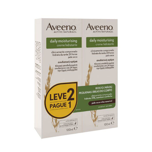 Aveeno Cream - 100ml (x2 units) Promotion - Healtsy