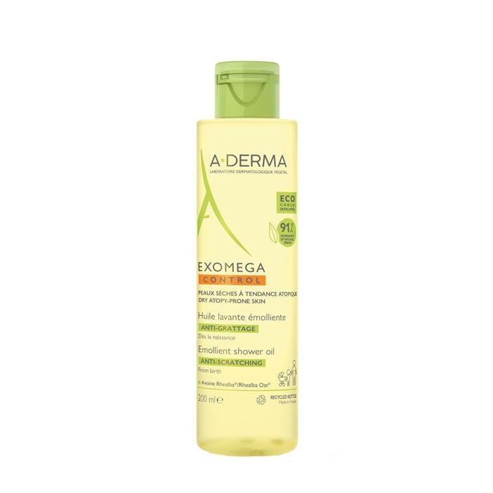 A - Derma Exomega Control Shower Oil - 200ml – Buy Now at Healtsy