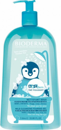 Abcderm Bioderma Gel Moussant - 1l (Special Price) - Healtsy