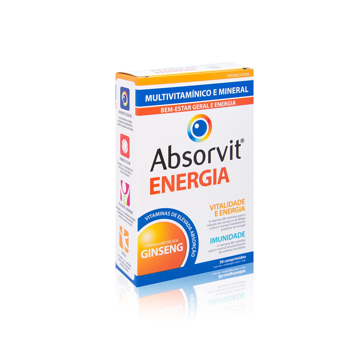 Absorvit Energy Tablets (x30 units) – Buy Now at Healtsy
