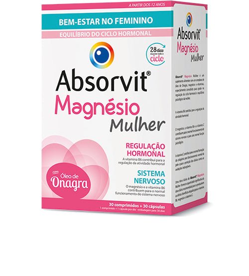 Absorvit Magnesium Tablets Special Woman (30 tablets + 30 capsules) – Buy Now at Healtsy