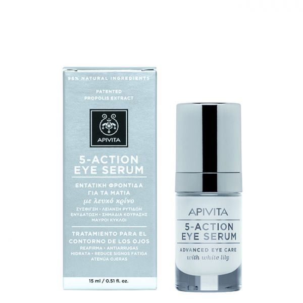 Apivita 5 - Action Eyes Sérum - 15ml – Buy Now at Healtsy