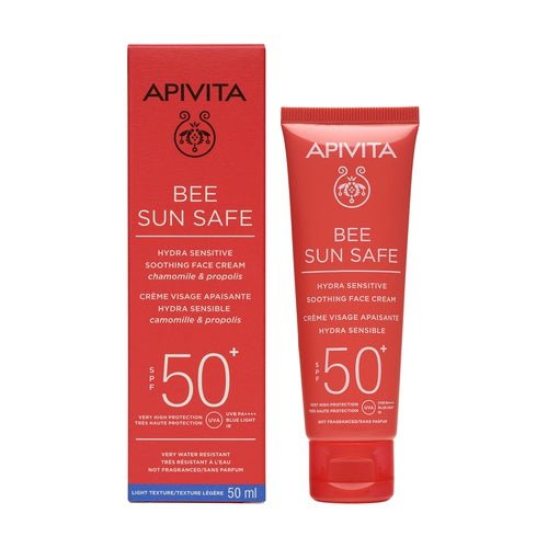 Apivita Solar Sensitive Cream SPF50+ - 50ml – Buy Now at Healtsy