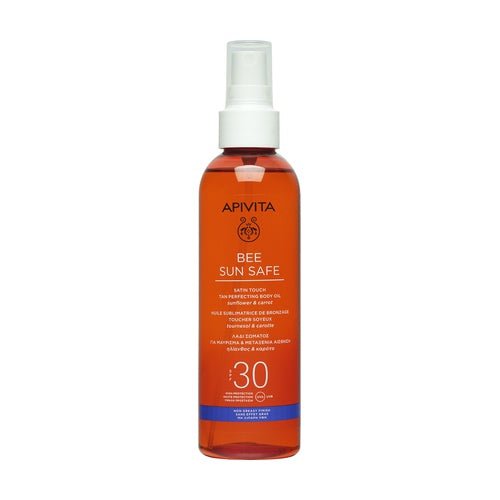 Apivita Solares Body Oil SPF30 - 200ml – Buy Now at Healtsy