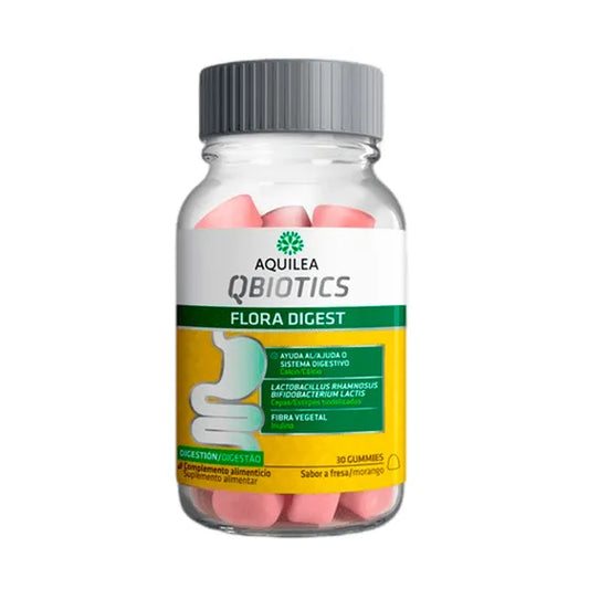 Aquilea Qbiotics Digestive Flora (x30 Chewable Gummies) - Healtsy