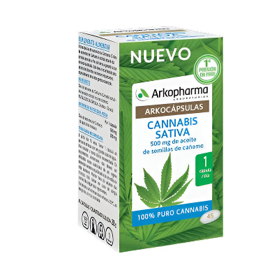 Arkocapsules Cannabis Sativa (x45 units) – Buy Now at Healtsy