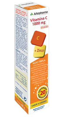 Arkopharma Vitamin C + Zinc (x20 effervescent tablets) – Buy Now at Healtsy