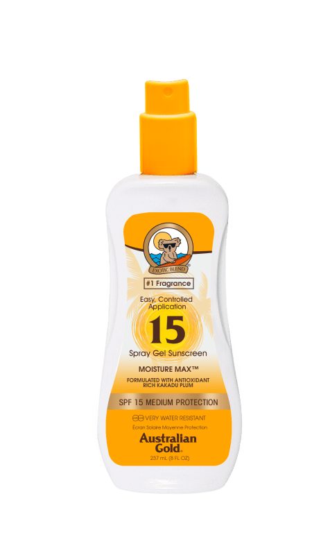 Australian Gold SPF15 Spray Gel - 237ml – Buy Now at Healtsy