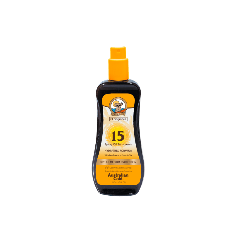 Australian Gold SPF15 Spray Oil w/ Carrot - 237ml – Buy Now at Healtsy