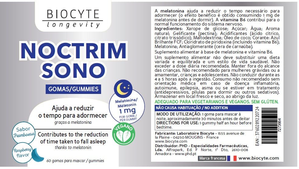 Biocyte Noctrim Sleep (X60 gummies) – Buy Now at Healtsy