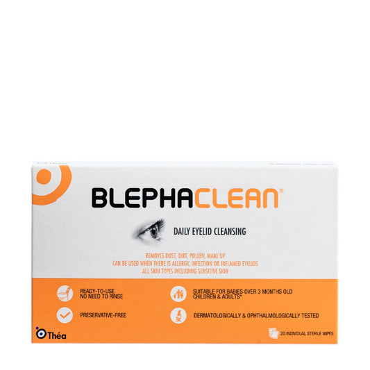 Blephaclean Wipes Sterile Eyelids (x30 units) - Healtsy