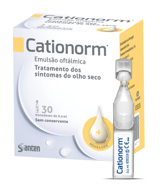 Cationorm Ophthalmic Emulsion - 0.4ml (x30 units) - Healtsy