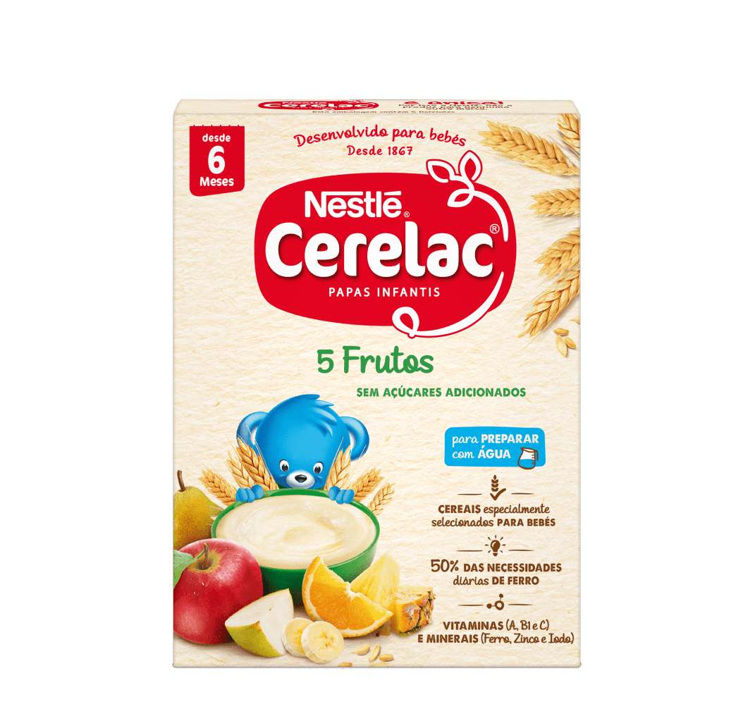 Cerelac Milk Flour 5 Fruits_6M+ - 250g – Buy Now at Healtsy
