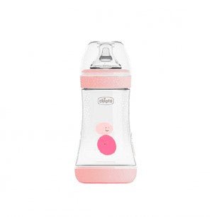 Chicco Baby Bottle Perfect5_ Pink_Medium_Silicone - 240ml – Buy Now at Healtsy