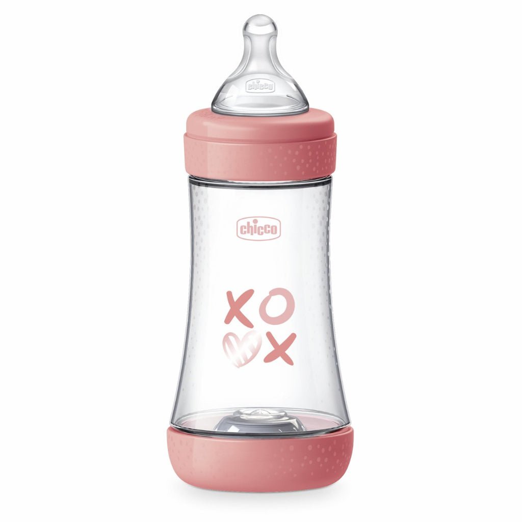 Chicco Bottle Perfect 5_Pink - 240ml – Buy Now at Healtsy