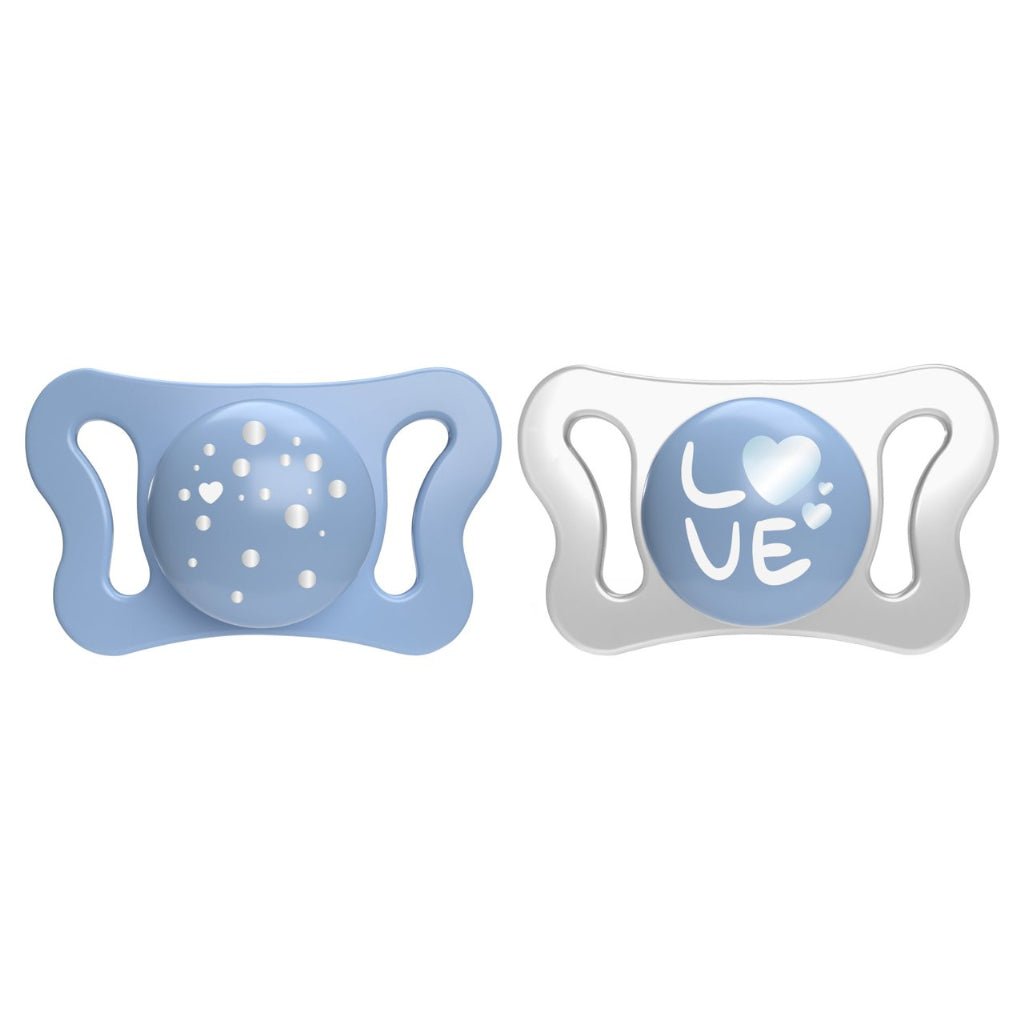 Chicco Pacifier Physioforma Micro_ Blue_ 0 - 2M (x2 units) – Buy Now at Healtsy