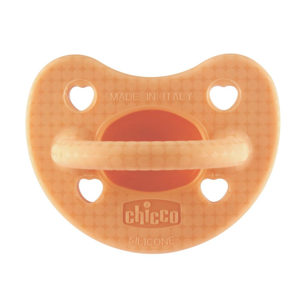 Chicco PhysioForma Luxe Silicone_Orange_ 2 - 6M – Buy Now at Healtsy