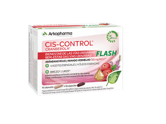 Cis - Control Cranberola Flash (x20 capsules) – Buy Now at Healtsy