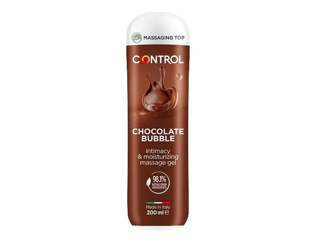Control Massage Gel_ Bubble Chocolate - 200ml – Buy Now at Healtsy