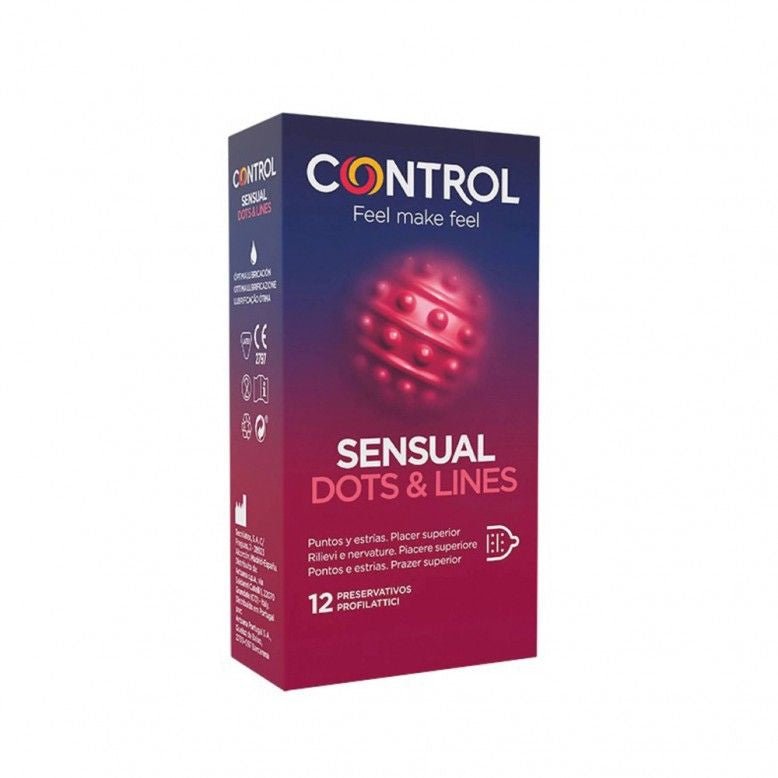 Control Sensual Dots Lines (x12 condoms) – Buy Now at Healtsy