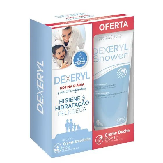 Dexeryl Emollient Cream - 250g + Offer Shower Cream - 200ml – Buy Now at Healtsy