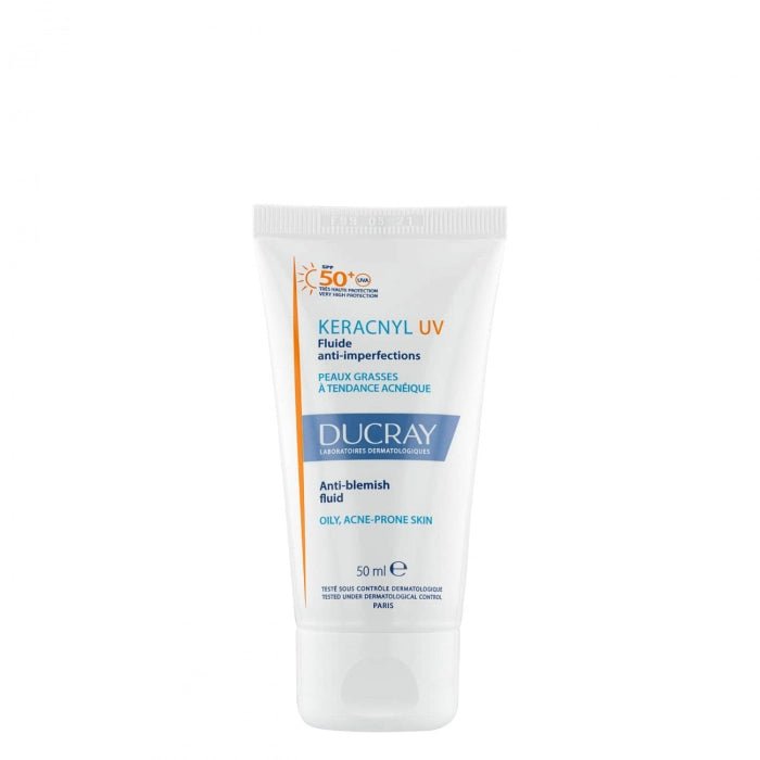 Ducray Keracnyl UV Fluid SPF50+ Anti - Imperfections - 50ml – Buy Now at Healtsy
