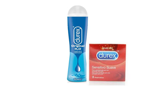 Durex Original Lubricant - 50ml + Durex Sensitive Offer (x3 condoms) - Healtsy