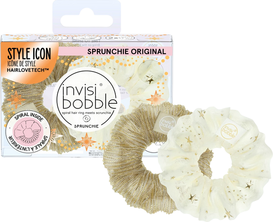 Invisibobble Elastic Hair Sprunchie Time to Shine(x2 pieces) - Healtsy