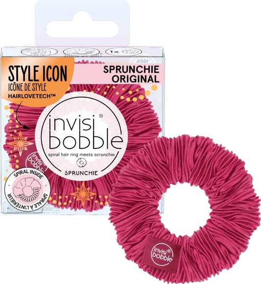 Invisibobble Elastic Hair Sprunchie Time-to-shine pink - Healtsy