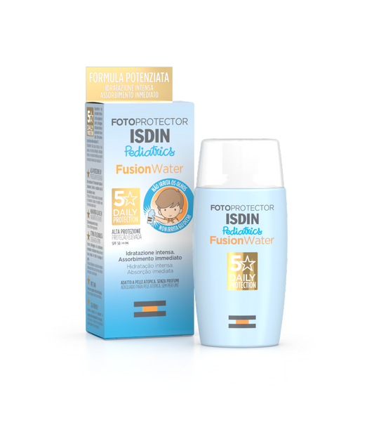 Isdin Pediatric Fusion Water SPF50 - 50ml - Healtsy