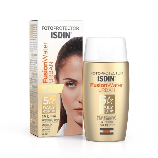 Isdin Photoprotector Fusion Water Urban SPF30 - 50ml – Buy Now at Healtsy