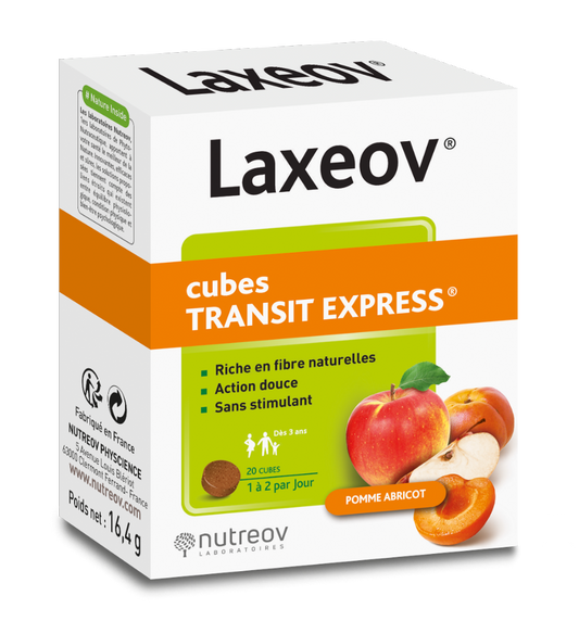 Laxeov Apple / Apricot Cubes (x20 units) - Healtsy