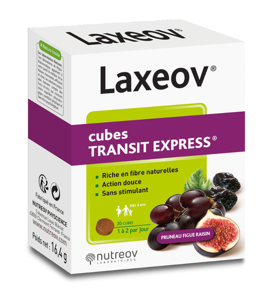 Laxeov Cubes Plum / Fig / Grape (x20 units) - Healtsy